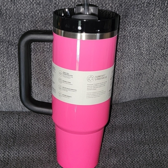 💓💓ELECTRIC PINK💓💓 30oz Stanley Quencher H20 Tumbler Genuine Stanley - Picture 5 of 5